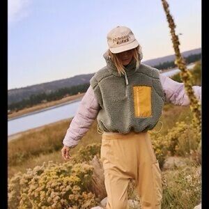 Free People Scenic Route Colorblock Pullover